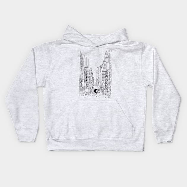 New York City Kids Hoodie by IKULA